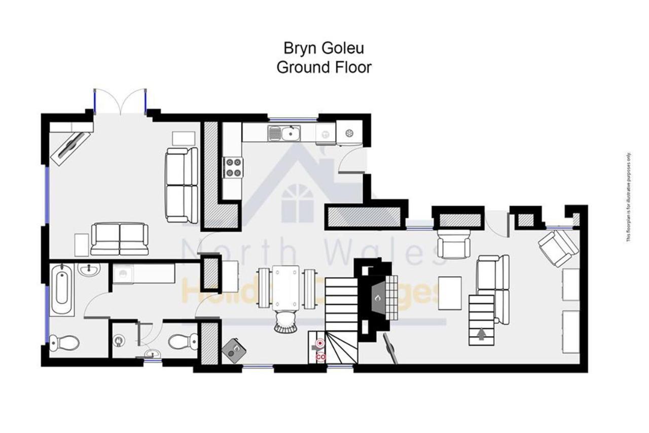 Bryn Goleu Apartment Rhiw Luaran gambar